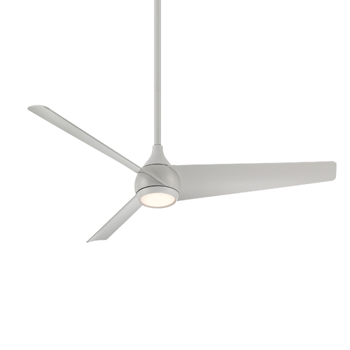 Minka Aire Twist 52-Inch LED Smart Fan in Grey by Minka Aire F678L-GRY