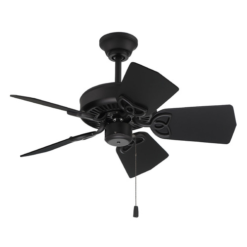 Craftmade Lighting Piccolo Flat Black Ceiling Fan by Craftmade Lighting PI30FB5