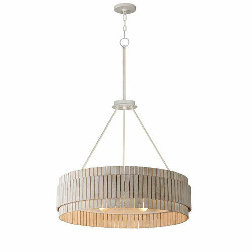 Maxim Lighting Satori 6-Light Chandelier in Ecru by Maxim Lighting 14456WWTEC