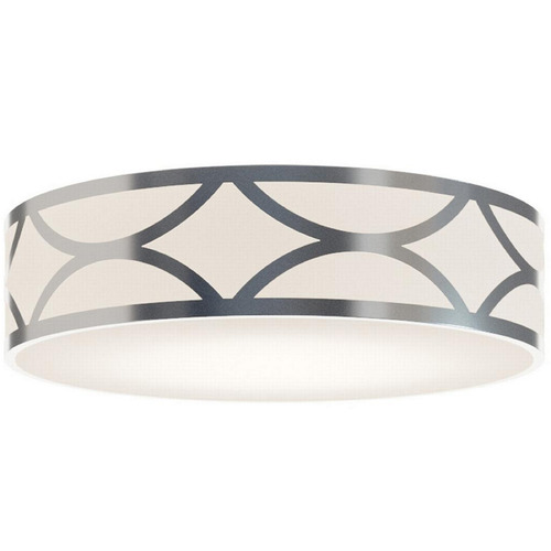 Afx Lighting Lake Painted Nickel LED Flushmount Light