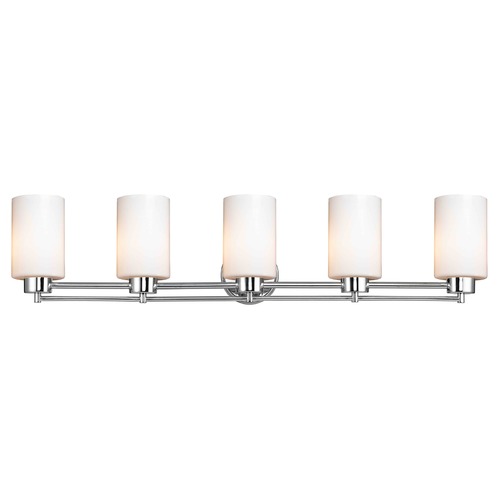 Design Classics Lighting Chrome Bathroom Light 706-26 GL1024C