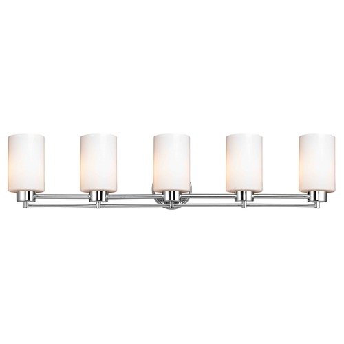 Design Classics Lighting Chrome Bathroom Light 706-26 GL1024C