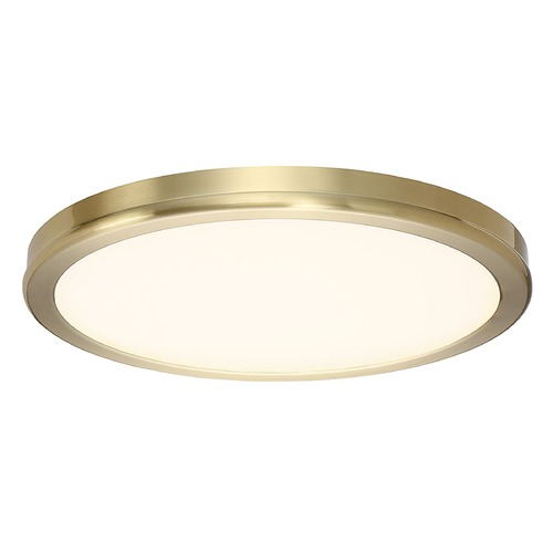 Geos Brushed Brass LED Flush Mount by WAC Lighting