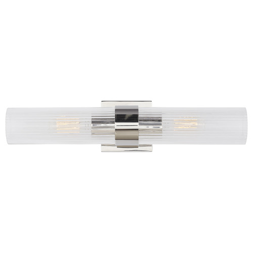 Visual Comfort Studio Collection Chapman & Myers Geneva Polished Nickel Sconce