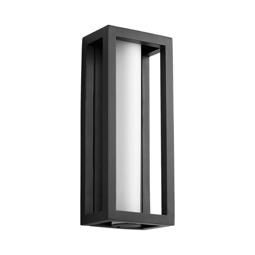 Aperto 16-Inch Wet Wall Lantern in Black by Oxygen Lighting