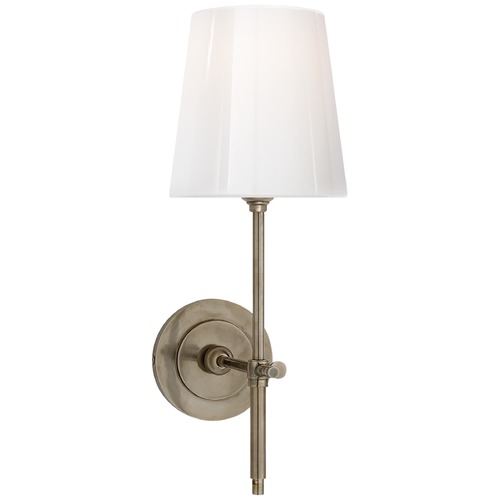 Thomas OBrien Bryant Sconce in Antique Nickel by Visual Comfort Signature