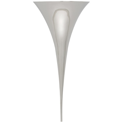 Aerin Alina Tail Sconce in Polished Nickel by Visual Comfort Signature