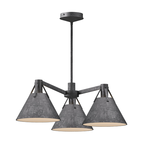 Alora Lighting Alora Lighting Archer Steel Chandelier CH584525SL