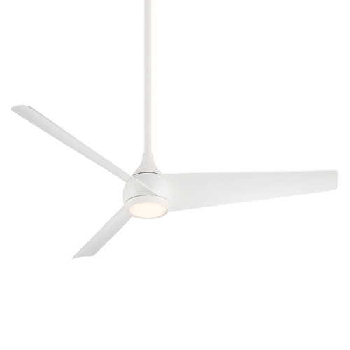Minka Aire Twist 52-Inch LED Smart Fan in Flat White by Minka Aire F678L-WHF