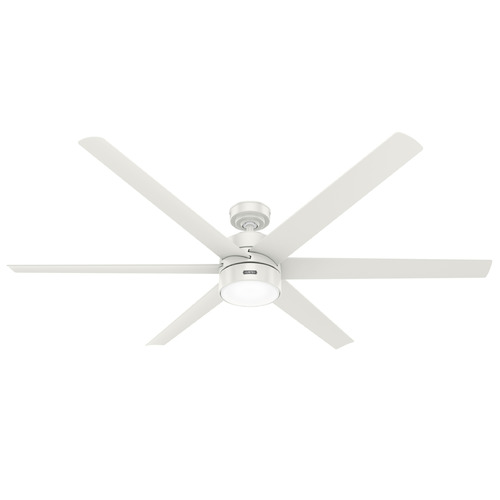 Solaria 72-Inch LED Outdoor Fan in Fresh White by Hunter Fan Company