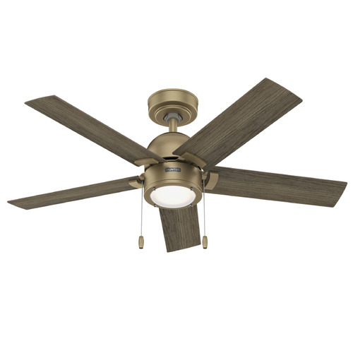 Hunter Fan Company Erling Luxe Gold LED Ceiling Fan with Light