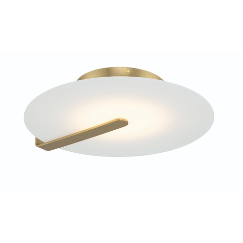 Nuvola 17-Inch LED Flush Mount in Gold by Eurofase