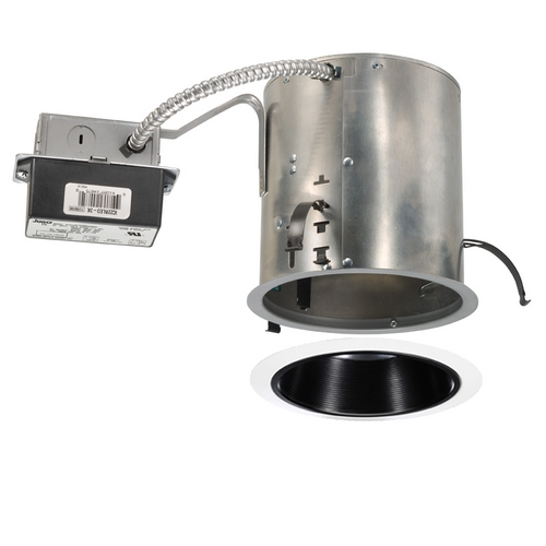 6-inch Remodel LED Recessed Lighting Kit with Black Trim