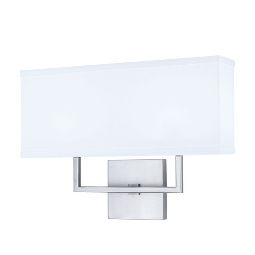 Norwell Lighting Norwell Lighting Maxwell Brush Nickel Sconce 8986-BN-WS