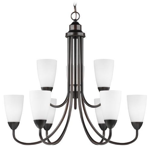 Seville Bronze 9-Light Chandelier by Generation Lighting