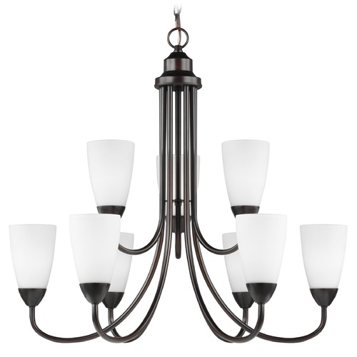 Generation Lighting Seville Bronze 9-Light Chandelier by Generation Lighting 3120209-710