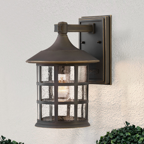 Freeport 12.25-Inch Oil Rubbed Bronze Outdoor Wall Light by Hinkley Lighting