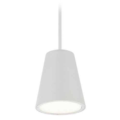 Hartford White LED Outdoor Hanging Light by Kuzco Lighting