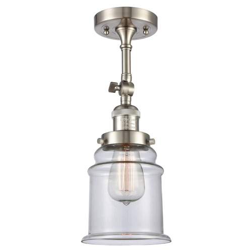 Canton Brushed Satin Nickel Semi-Flush Mount by Innovations Lighting