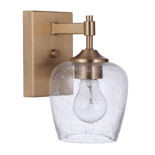 Stellen Satin Brass Sconce by Craftmade Lighting