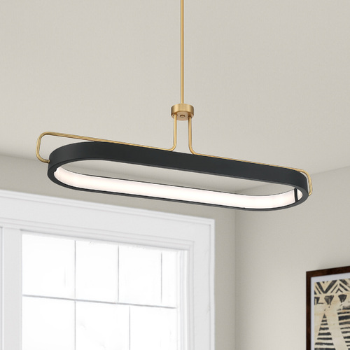 Pemberton Warm Brass & Black LED Linear Light by Eurofase Lighting