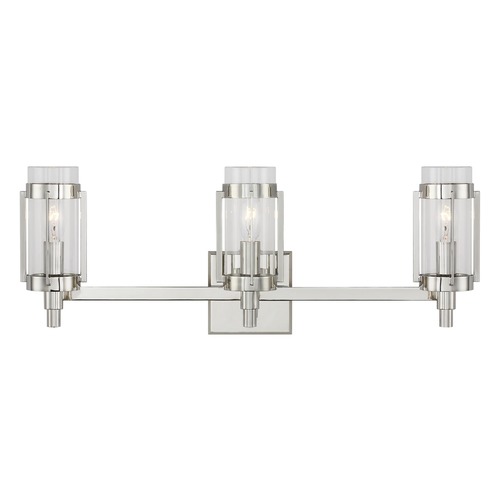 Visual Comfort Studio Collection Lauren Ralph Lauren 23.25-Inch Flynn Polished Nickel Bath Vanity by Visual Comfort Studio LV1023PN