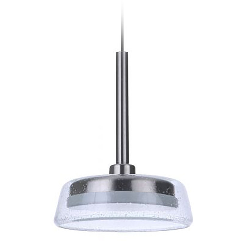 Centric Brushed Polished Nickel LED Mini Pendant by Craftmade Lighting