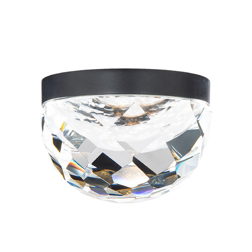 Modern Forms by WAC Lighting Cascade Black LED Flush Mount by Modern Forms FM-41706-BK