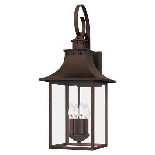 Quoizel Lighting Chancellor Outdoor Wall Light in Copper Bronze by Quoizel Lighting CCR8412CU