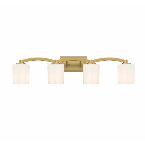 Savoy House Whitney 33-Inch Bath Light in Warm Brass by Savoy House 8-7710-4-322