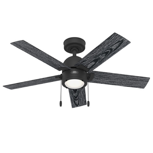 Hunter Fan Company Erling Matte Black LED Ceiling Fan with Light