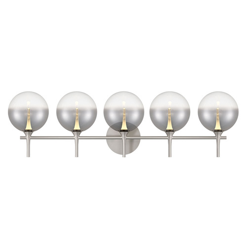 Lissa 5-Light LED Vanity Light in Satin Nickel by Eurofase Lighting