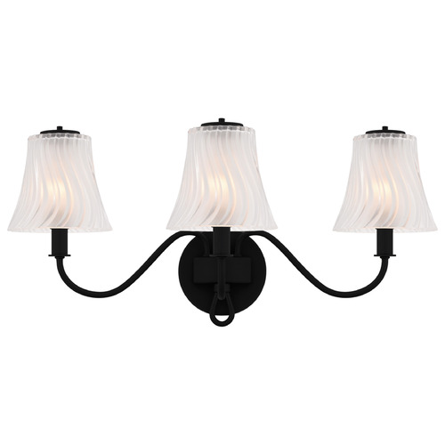 Quoizel Lighting Mckinney Matte Black Bathroom Light
