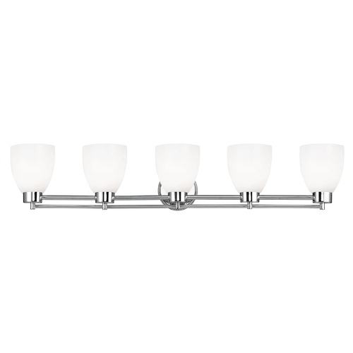 Design Classics Lighting Chrome Bathroom Light 706-26 GL1024MB