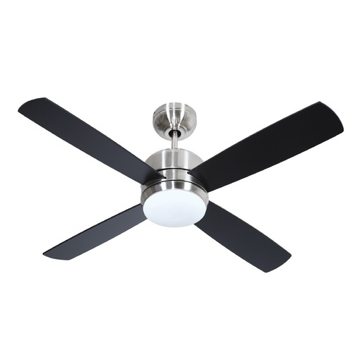 Craftmade Lighting Montreal Stainless Steel Ceiling Fan With Light