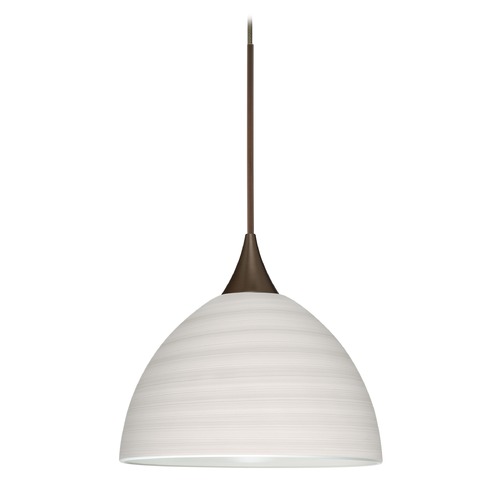 Besa Lighting Brella Bronze LED Mini-Pendant Light