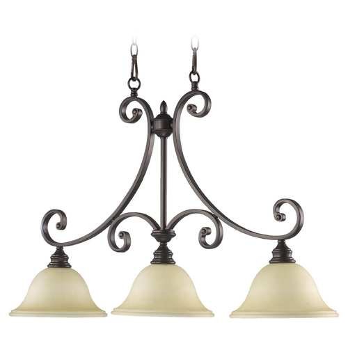 Bryant Oiled Bronze Linear LIght by Quorum Lighting