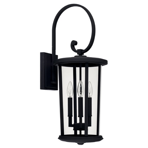 Capital Lighting Howell 26-Inch Outdoor Wall Lantern in Black by Capital Lighting 926731BK