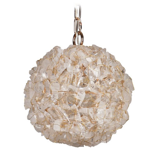 Roxx 9.25-Inch Gold Pendant by Craftmade Lighting