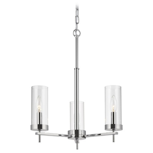 Zire Chrome Chandelier by Visual Comfort Studio