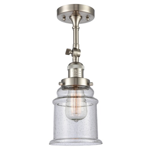 Canton Brushed Satin Nickel Semi-Flush Mount by Innovations Lighting