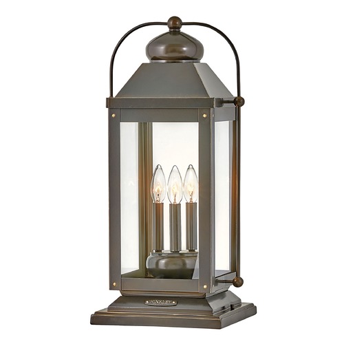 Hinkley Anchorage 12V Large Pier Mount Lantern in Bronze by Hinkley Lighting 1857LZ-LV