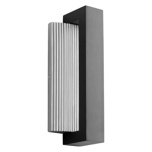 Verve Outdoor LED Wall Light in Black & Aluminum by Oxygen Lighting