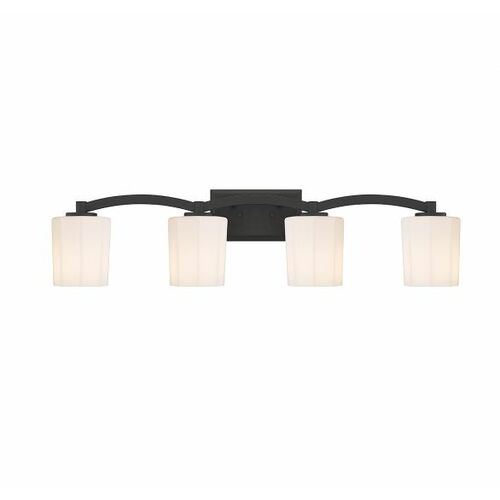 Whitney 33-Inch Bath Light in Matte Black by Savoy House