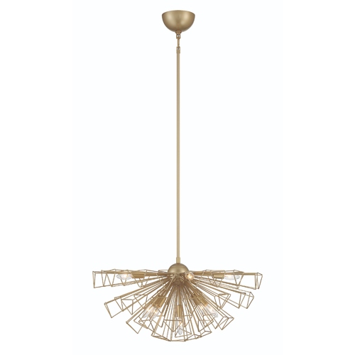 Dendelio Convertible Chandelier in Gold by Eurofase