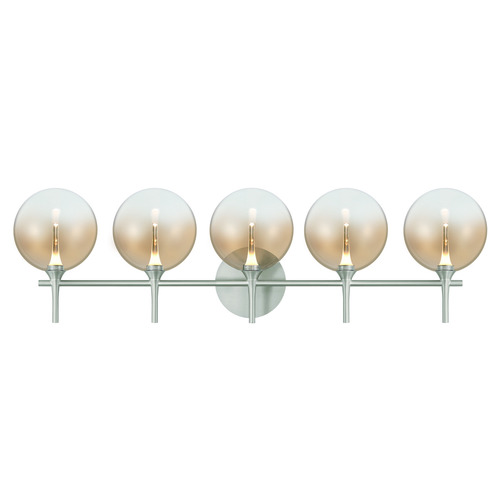 Lissa 5-Light LED Vanity Light in Satin Nickel by Eurofase Lighting