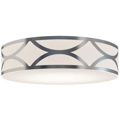 Afx Lighting Lake Painted Nickel LED Flushmount Light