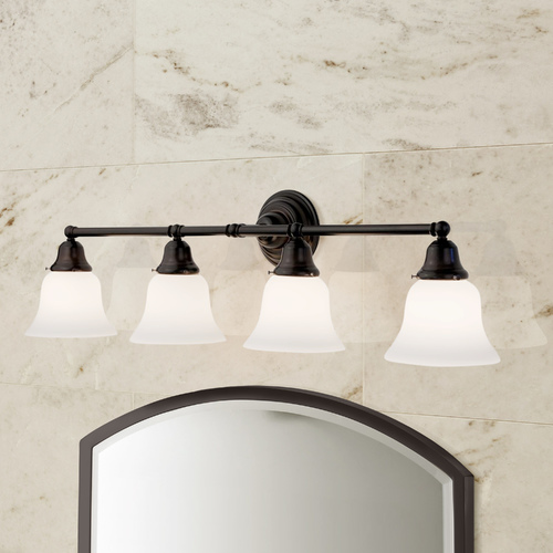 Traditional 4-Light Vanity Light Bronze