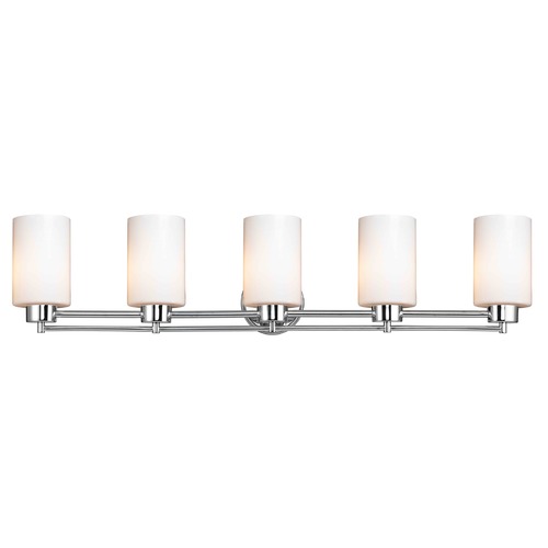 Design Classics Lighting Chrome Bathroom Light 706-26 GL1028C