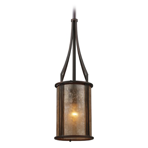 Elk Lighting Barringer Aged Bronze Mini-Pendant Light - Includes Recessed Adapter Kit 15033/1-LA